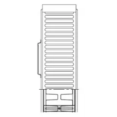 Радиатор ROMMER 22/200*1700 нижнее правое Ventil