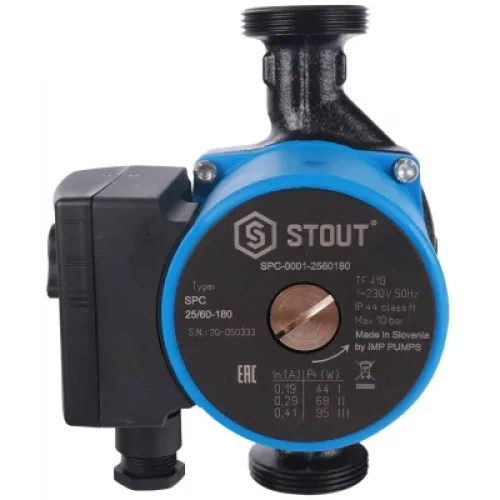 Насос циркуляционный STOUT 25-60 (1/8)