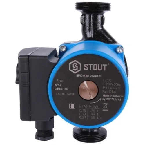 Насос циркуляционный STOUT 25-40 (1/8)