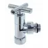 Кран для полотенцесушителя угловой крест нар.-вн. 1/2"х3/4" VIEIR (2/40)