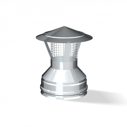 Оголовок с искрогасителем Ф115х200 (430/0,5х0,5)