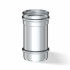 Дымоходная труба Ф 280 L=0,25м (430/0,8)