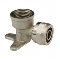 Уголок обжимной для м/п труб AQUAPEX 20×3/4