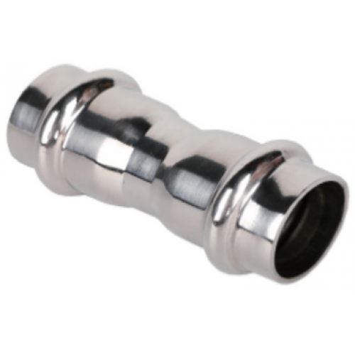 Двухраструбная пресс-муфта из нержавеющей стали 22*15mm TIM (100/5)