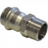 Пресс-фитинг из нержавеющей стали с наружной резьбой 28mm*1 TIM (60/5)