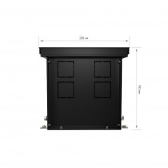 Конвектор внутрипольный Royal Thermo ATRIUM-190/200/2800-DG-U-BL