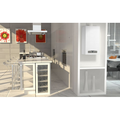 Котел газовый настенный Ariston CARES X 15 CF NG (2К, откр. к.з.)