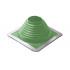 Манжета кровельная прямая №6 127-228 мм, EPDM, 310*310 мм (зел.)