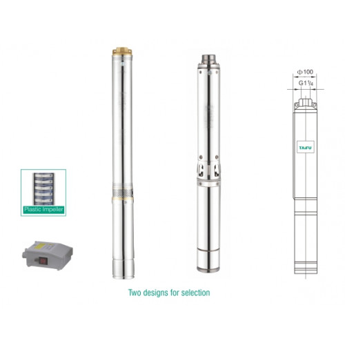 Насос погружной PUMPMAN 4STM2 -9 (370 Вт., 55 л/мин., 63 м. напор, кабель 40 м.)