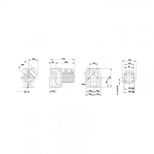 Насос циркуляционный Grundfos UPS 65-120 F (3х380)