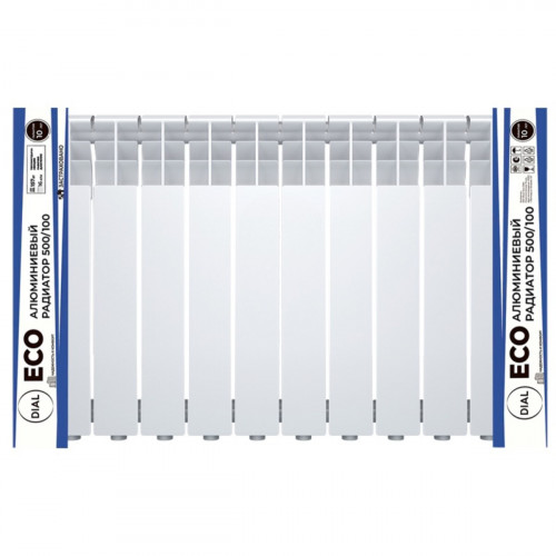 Радиатор алюминиевый DIAL ECO 500/100 /12 СЕКЦИЙ /