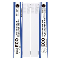 Радиатор алюминиевый DIAL ECO 500/100 / 4 СЕКЦИЙ /