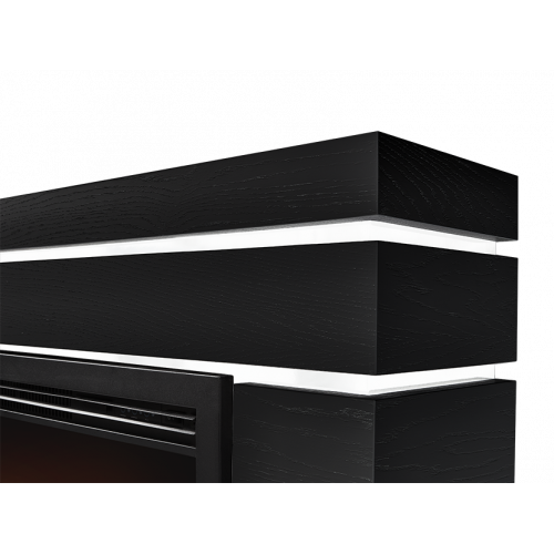 Портал Firelight Moderno 30 шпон чёрный дуб