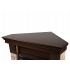 Портал Firelight Forte Wood 30U (угловой) камень коричневый, шпон темный дуб