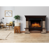 Портал Firelight Forte Wood 30U (угловой) камень коричневый, шпон темный дуб