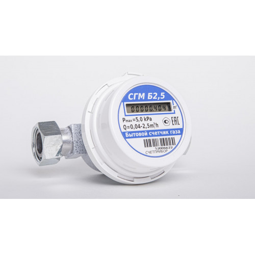 Счетчик газа Счетприбор СГМБ-G 2,5 1/2