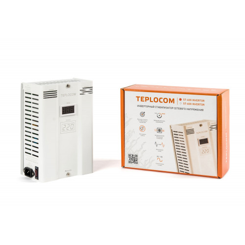 Стабилизатор напряжения TEPLOCOM ST- 600 INVERTOR